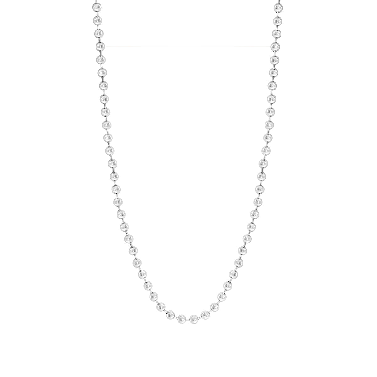 18-inch effy sterling silver bead necklace