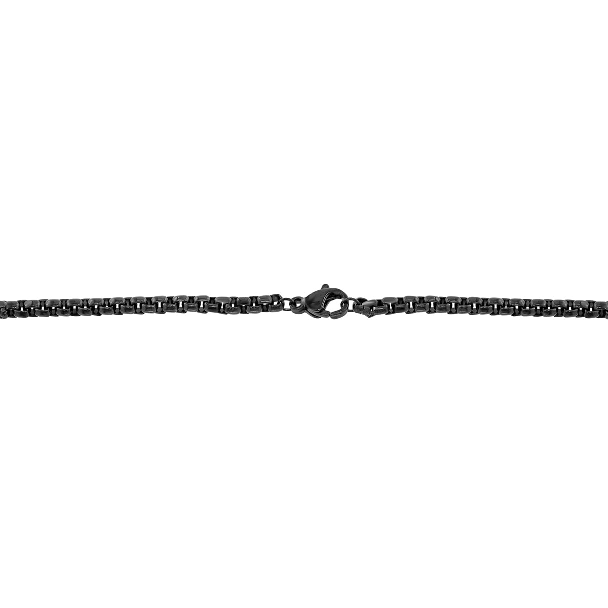black titanium men's EFFY onyx dog tag pendant