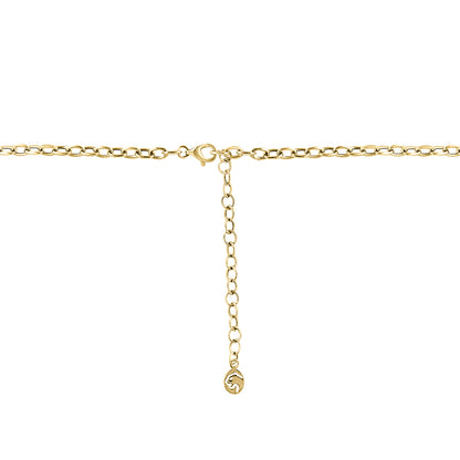 oval and round diamond effy station necklace