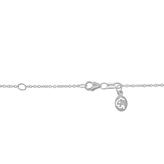 14K white gold spiked 5/8 ct. tw. diamond EFFY necklace