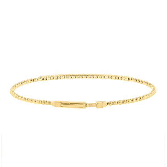 14K yellow gold 3/8 ct. diamond flexi bangle Effy bracelet