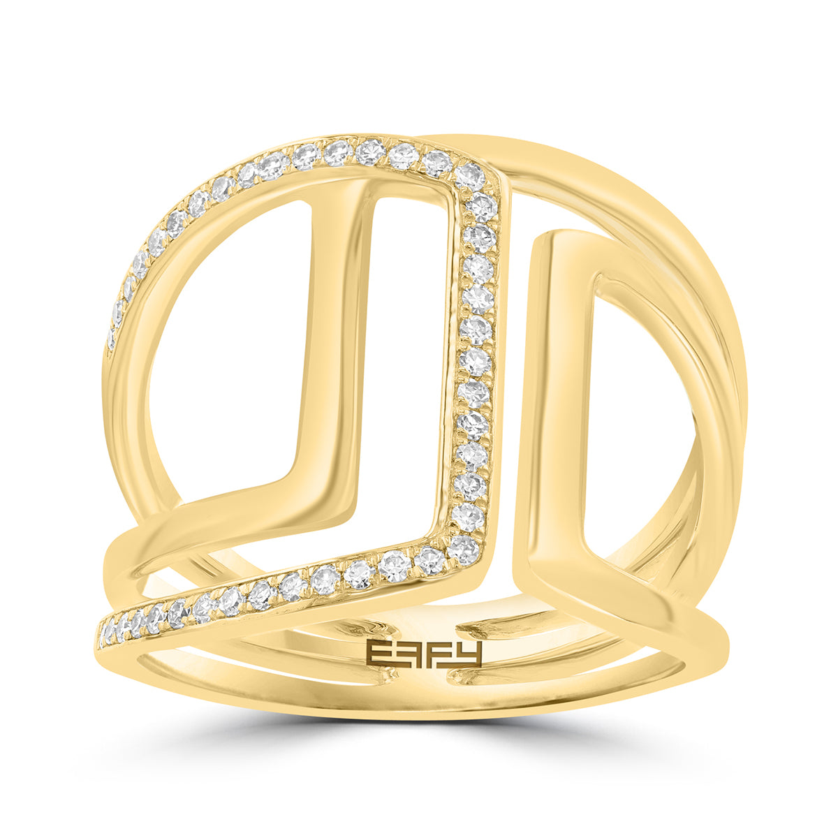 14K yellow gold 1/6 ct. diamond Effy fashion ring