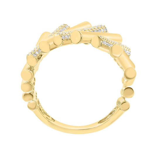 Effy 1/2 ct. tw. Diamond Staggered Ring in 14K Yellow Gold