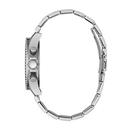 Caravelle Men's Sport Stainless Steel Watch with Blue Dial front view