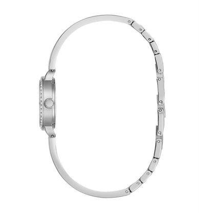 Caravelle Ladies' Dress Stainless Steel Watch with Mother of Pearl Dial front view