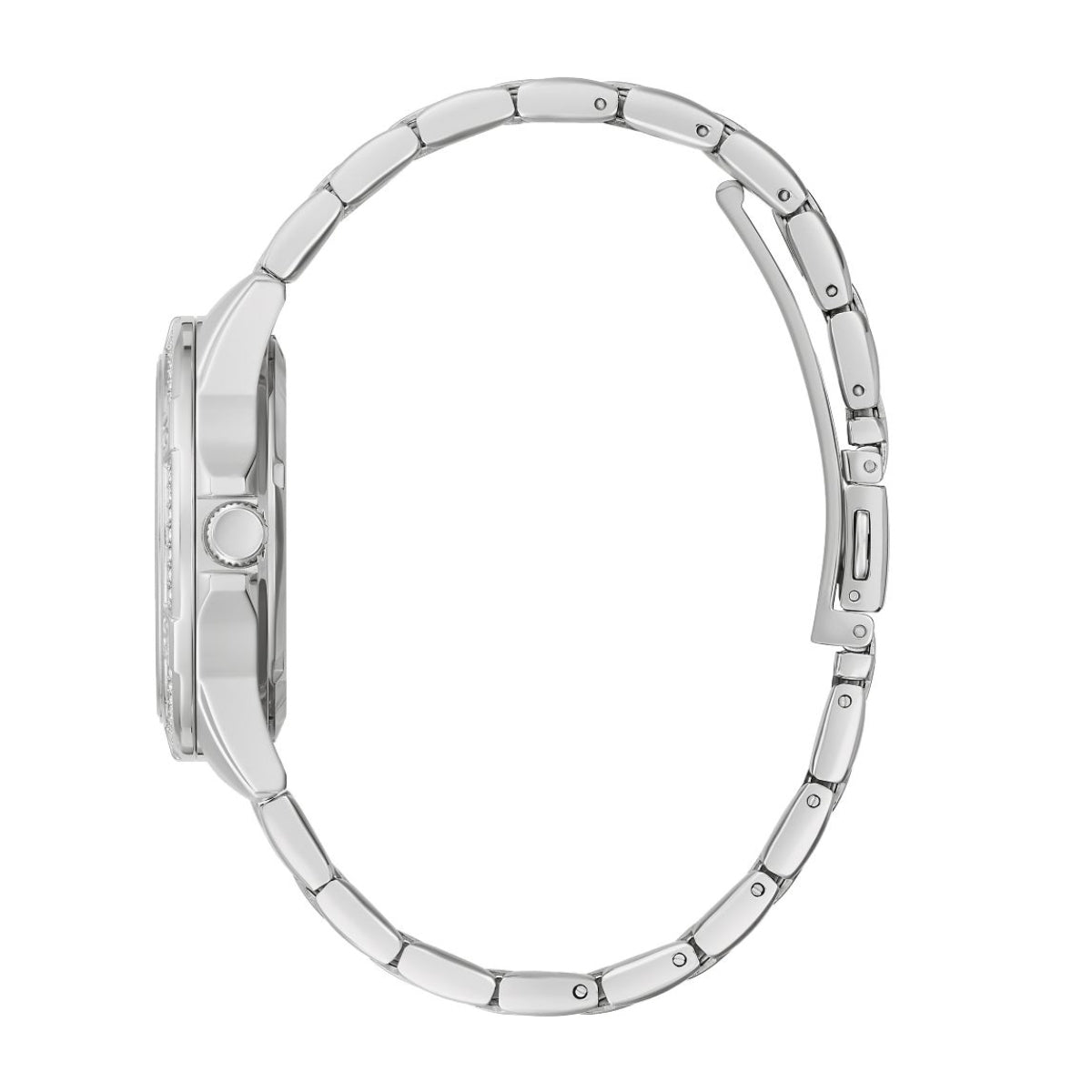 Caravelle Ladies' Aqualuxx Stainless Steel Watch with Blue Dial front view