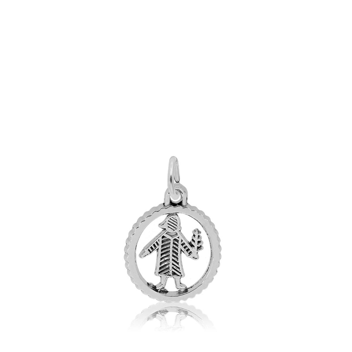 Virgo Charm in Sterling Silver