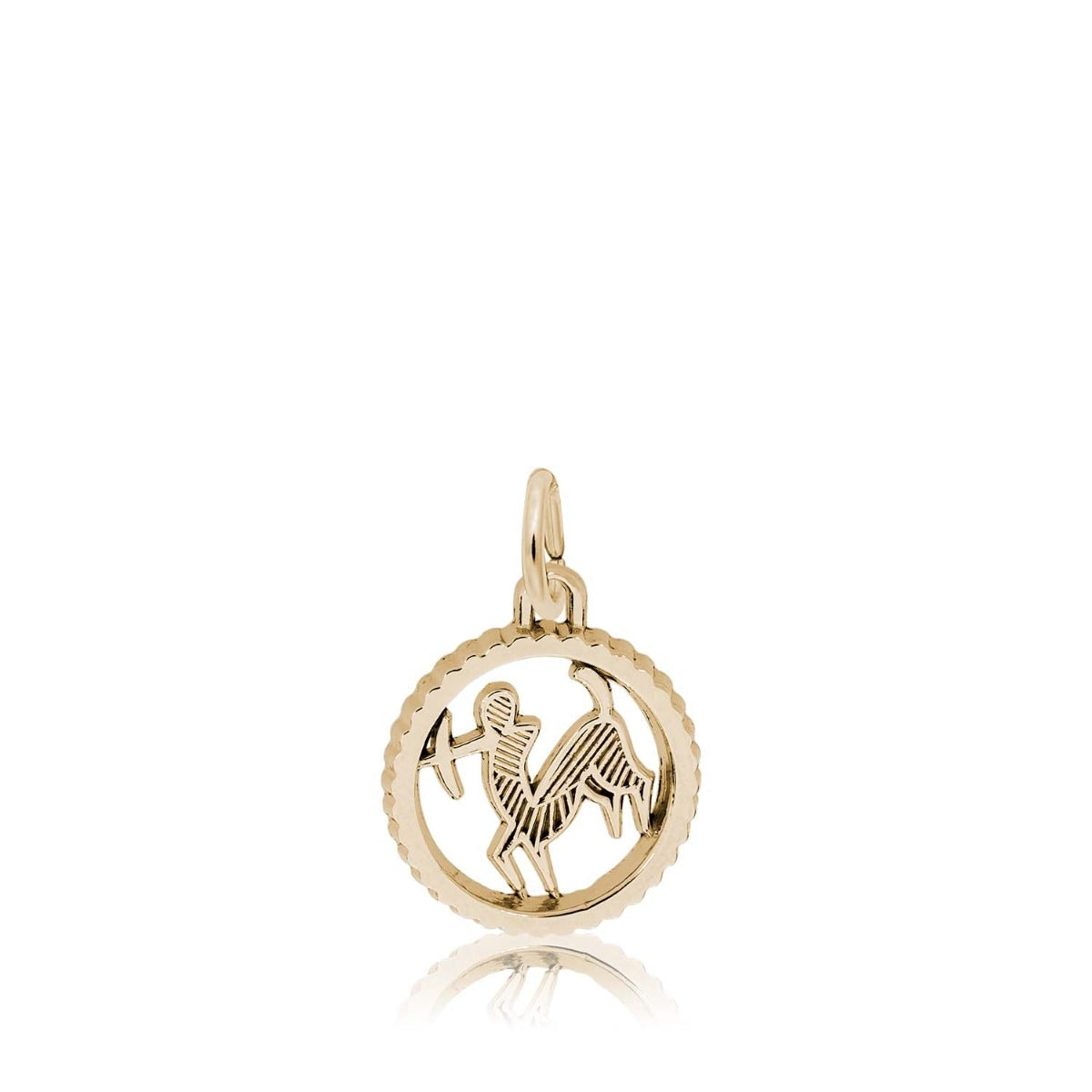 Sagittarius Charm in 14K Yellow Gold