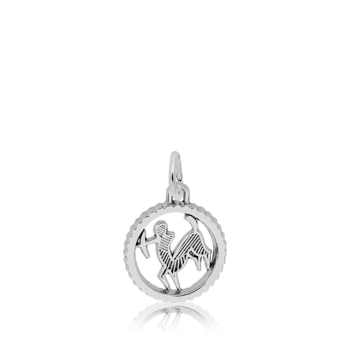 Sagittarius Charm in Sterling Silver