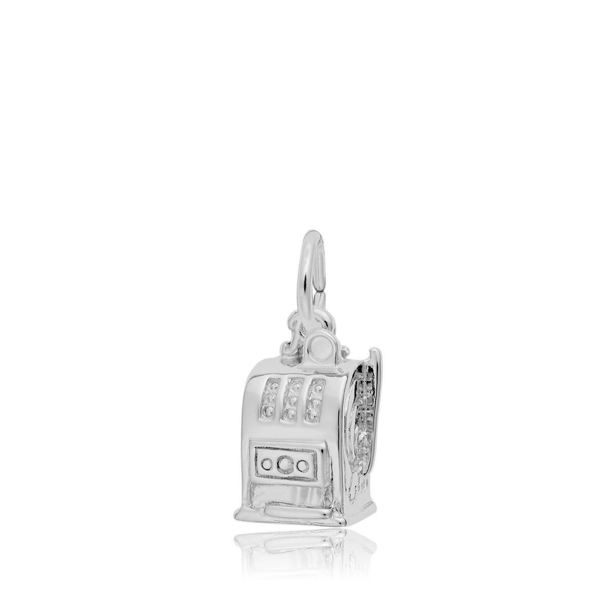Slot Machine Charm in Sterling Silver