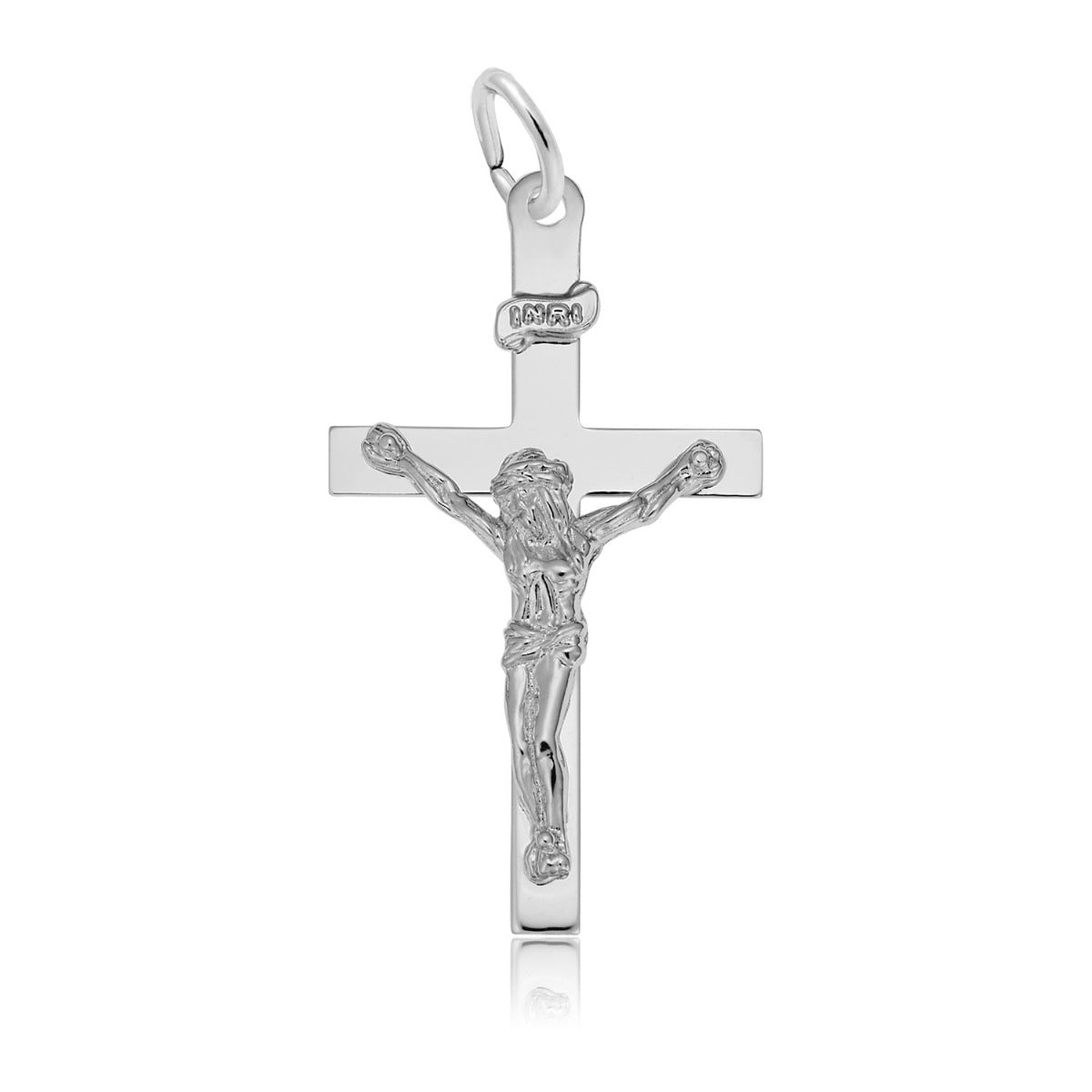 Crucifix Charm in Sterling Silver