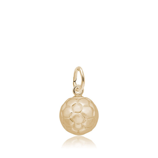 Soccer Ball Charm in 14K Yellow Gold