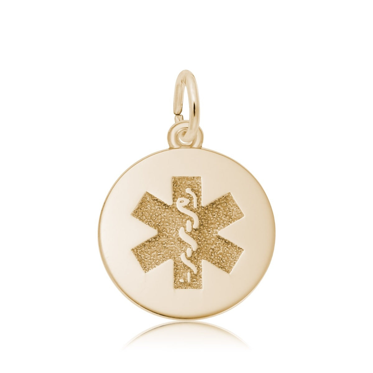 Medical Symbol Charm in 14K Yellow Gold