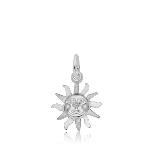 Small Sunshine Charm in Sterling Silver
