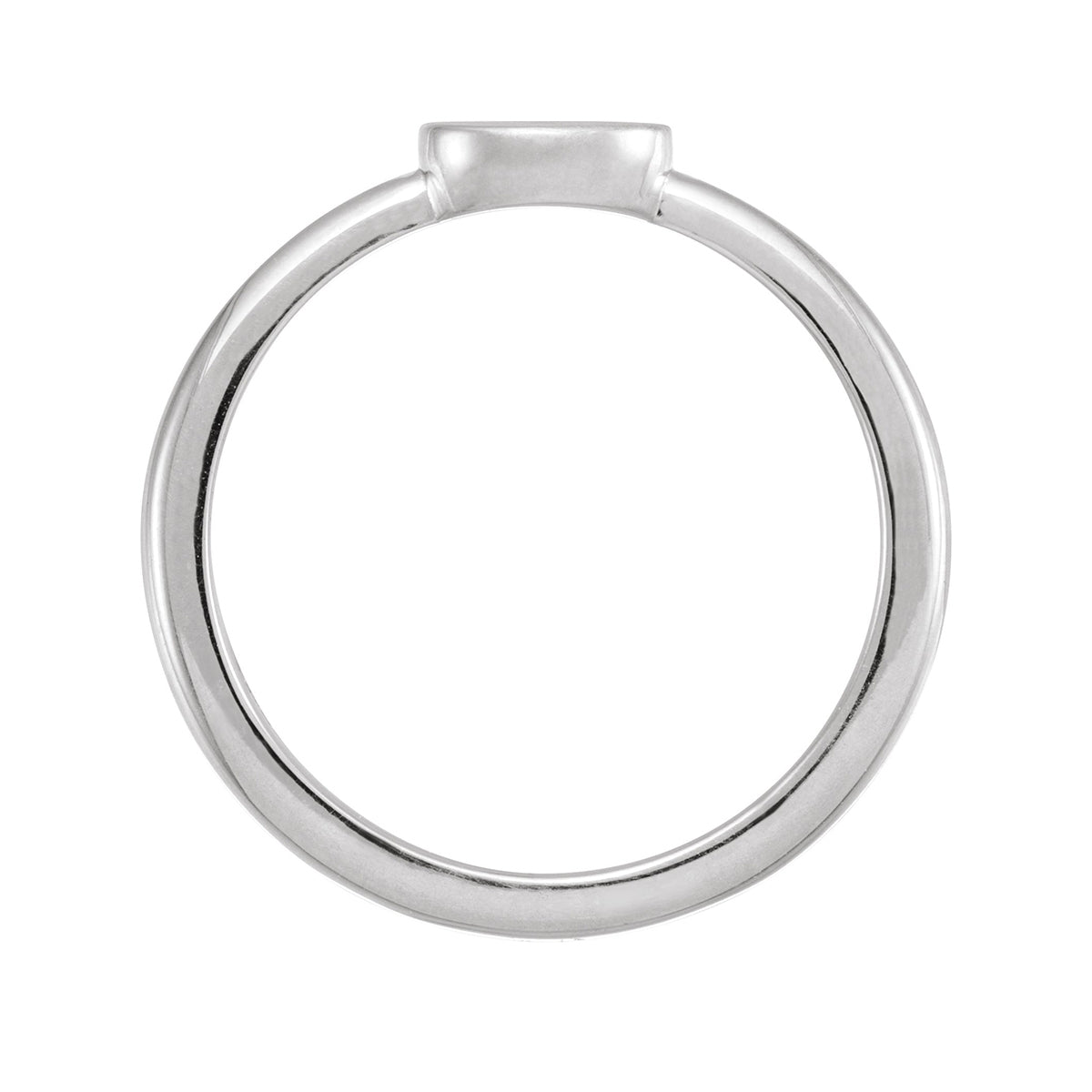 Mama Stackable Ring in Sterling Silver front view
