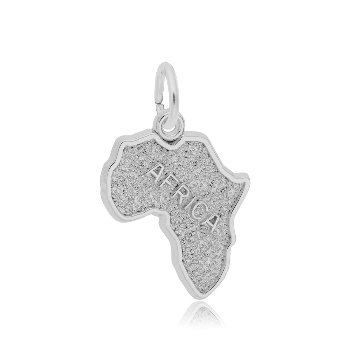 Africa Charm in Sterling Silver