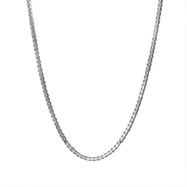 1.3MM 20-inch Box Chain in Sterling Silver
