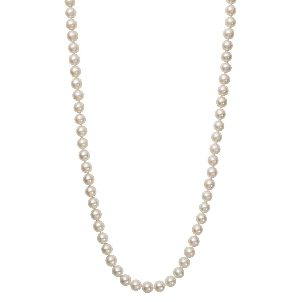 6.5-7mm 18-inch Cultured Akoya Pearl Strand Necklace in 14K White Gold