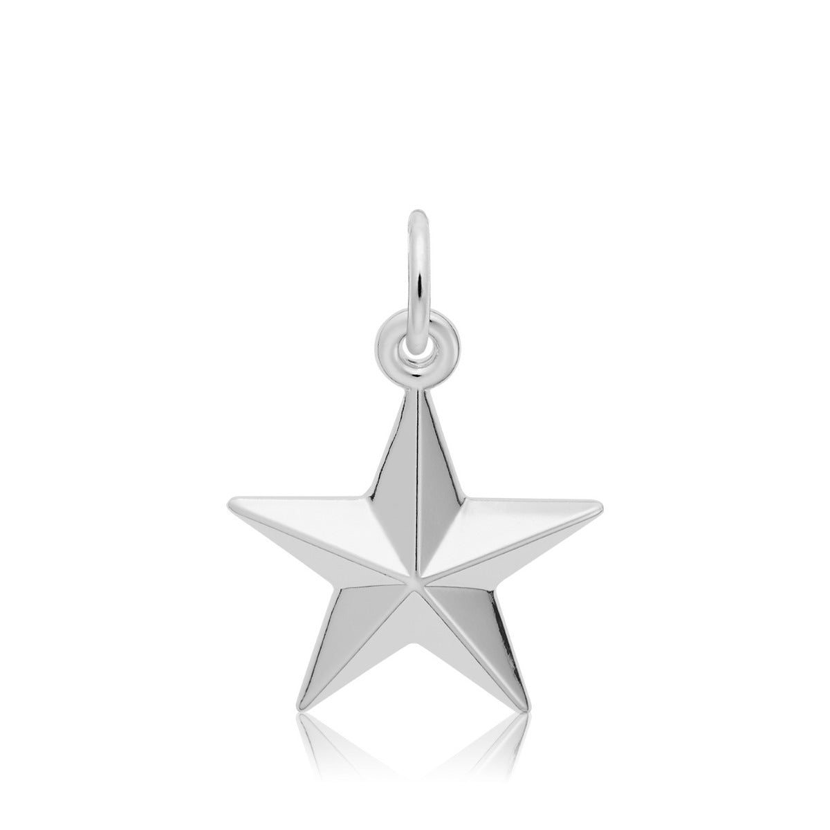 Star Charm in Sterling Silver