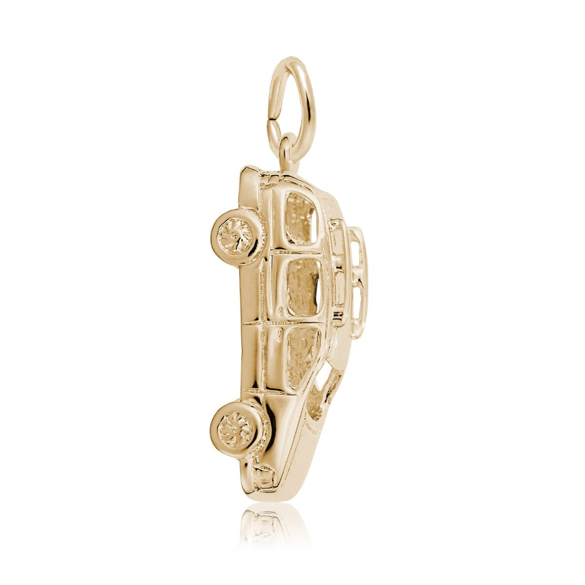 Minivan Charm in 14K Yellow Gold