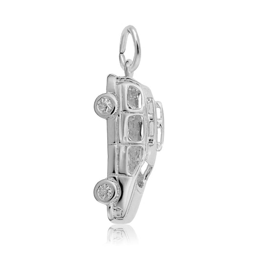 Minivan Charm in Sterling Silver