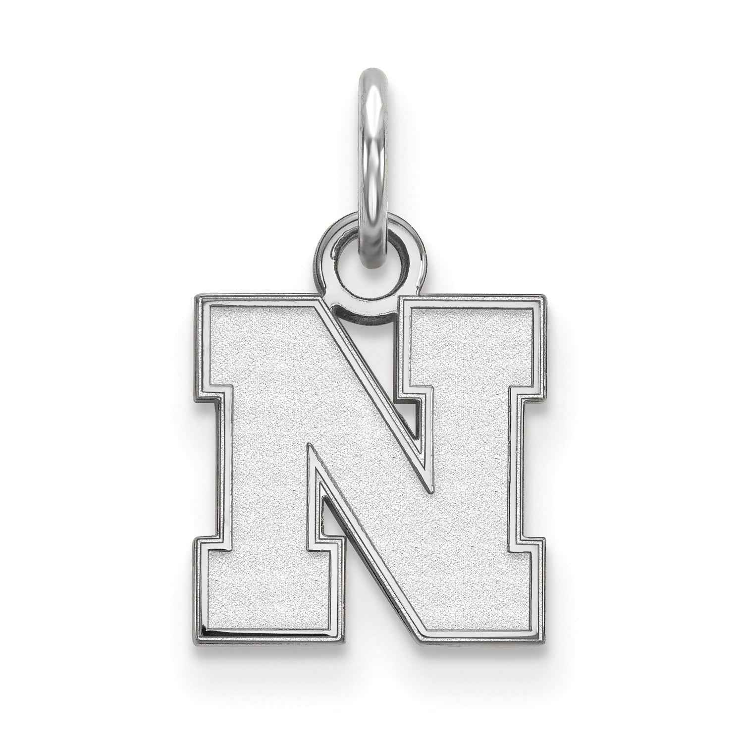University of Nebraska 'N' Pendant in Sterling Silver