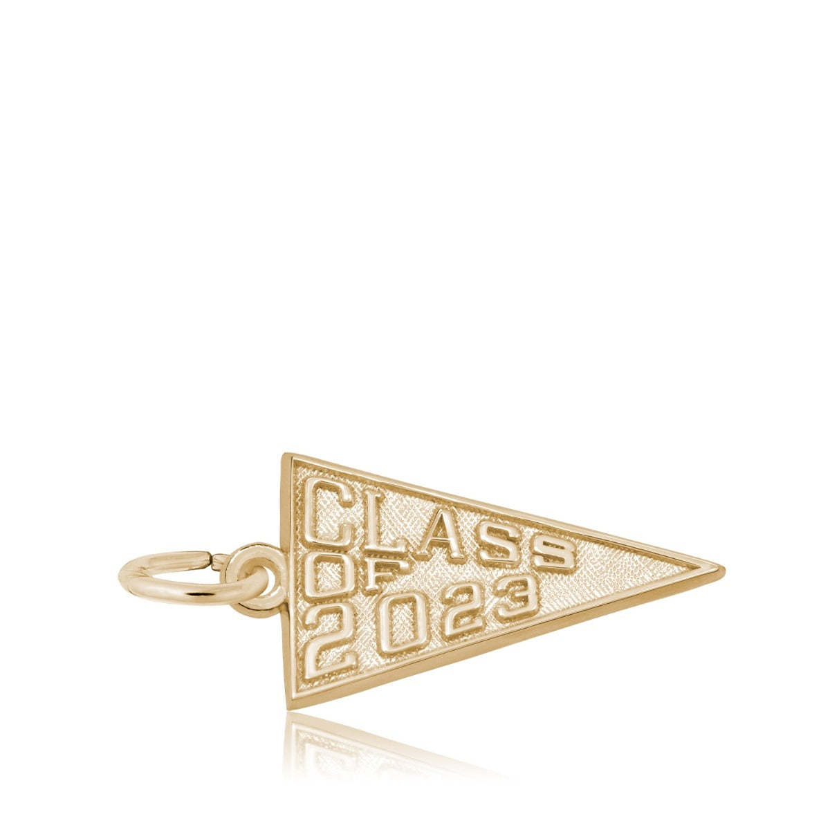 Class of 2023 Pennant Charm in 14K Yellow Gold