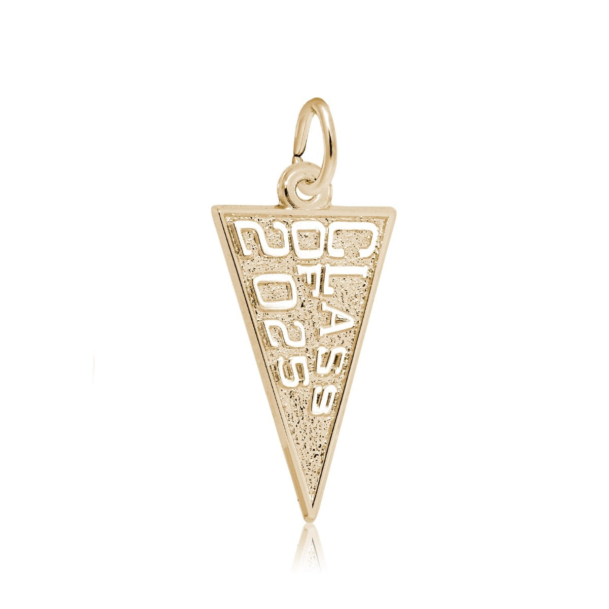 Class of 2025 Pennant Charm in 14K Yellow Gold