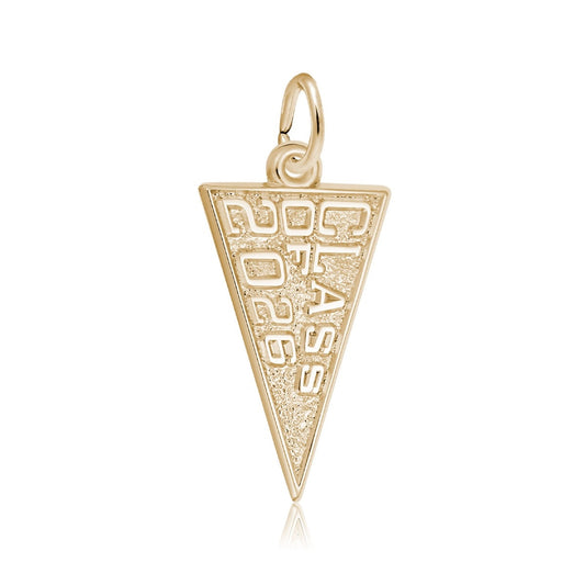 Class of 2026 Pennant Charm in 14K Yellow Gold
