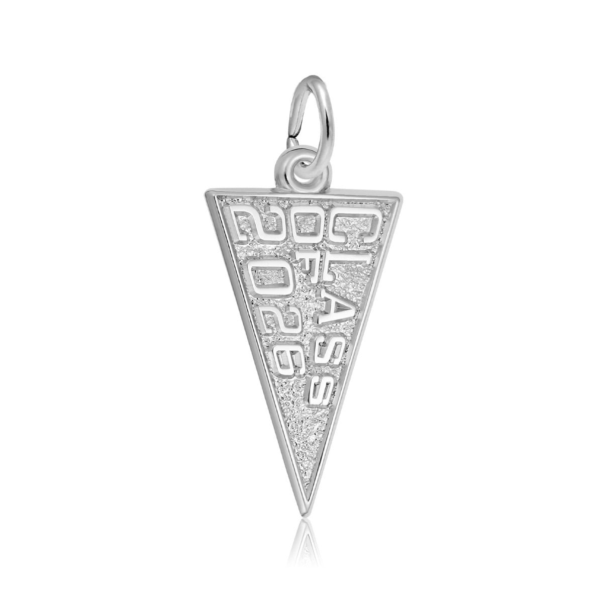 Class of 2026 Pennant Charm in Sterling Silver