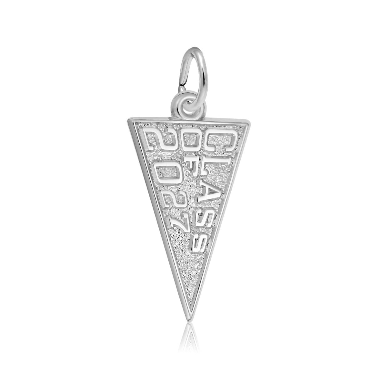 Class of 2027 Pennant Charm in Sterling Silver