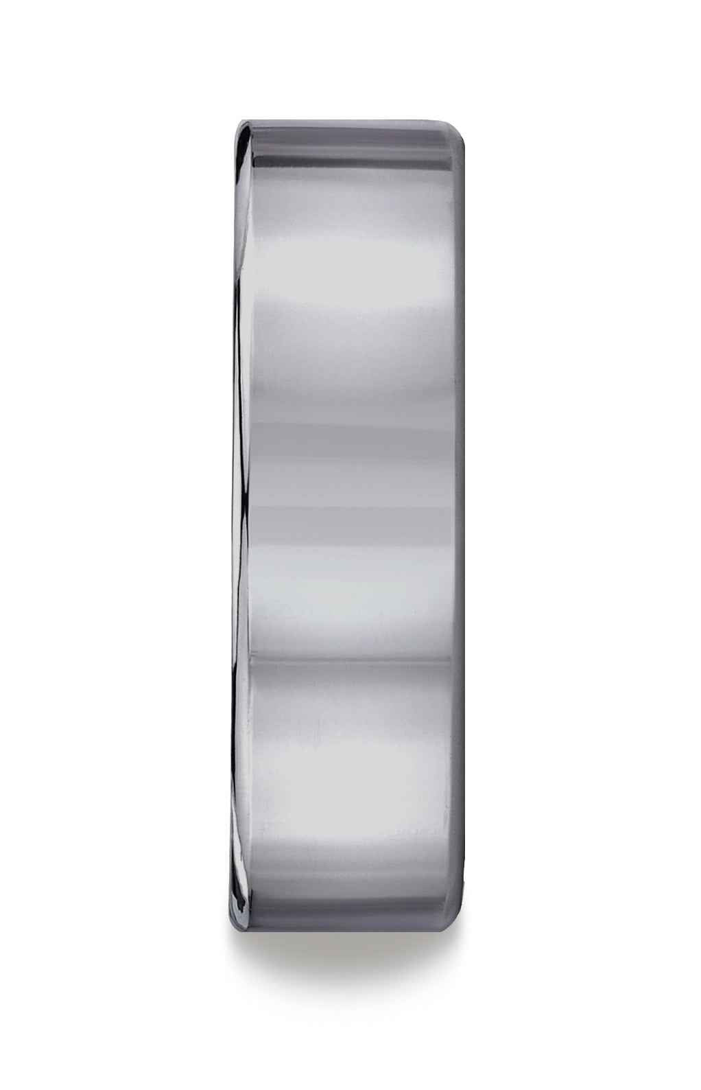 BENCHMARK Mens 7MM Tungsten Wedding Band front view (2)