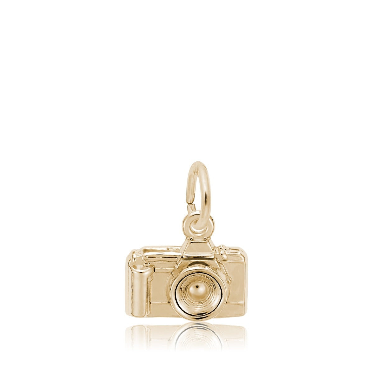 Camera Charm in 14K Yellow Gold