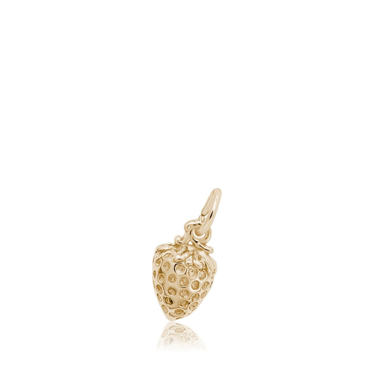 Strawberry Charm in 14K Yellow Gold