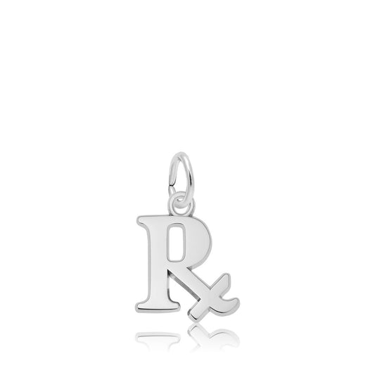Pharmacy Prescription Charm in Sterling Silver