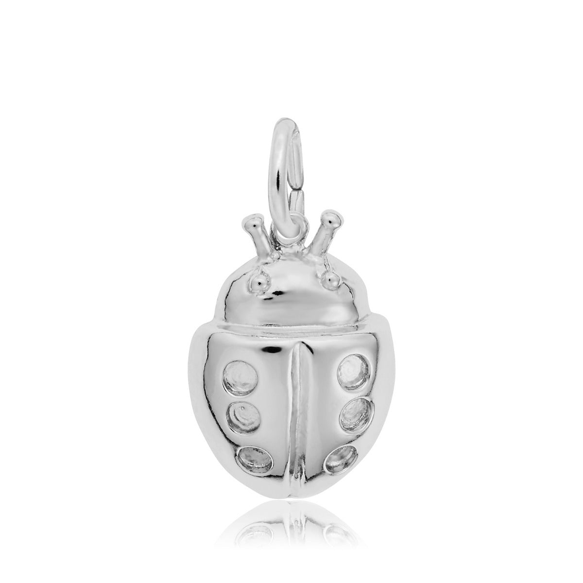 Lucky Ladybug Charm in Sterling Silver