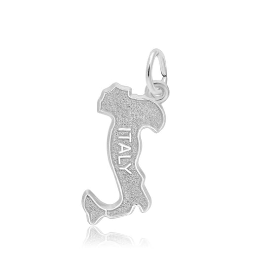 Italy Charm in Sterling Silver