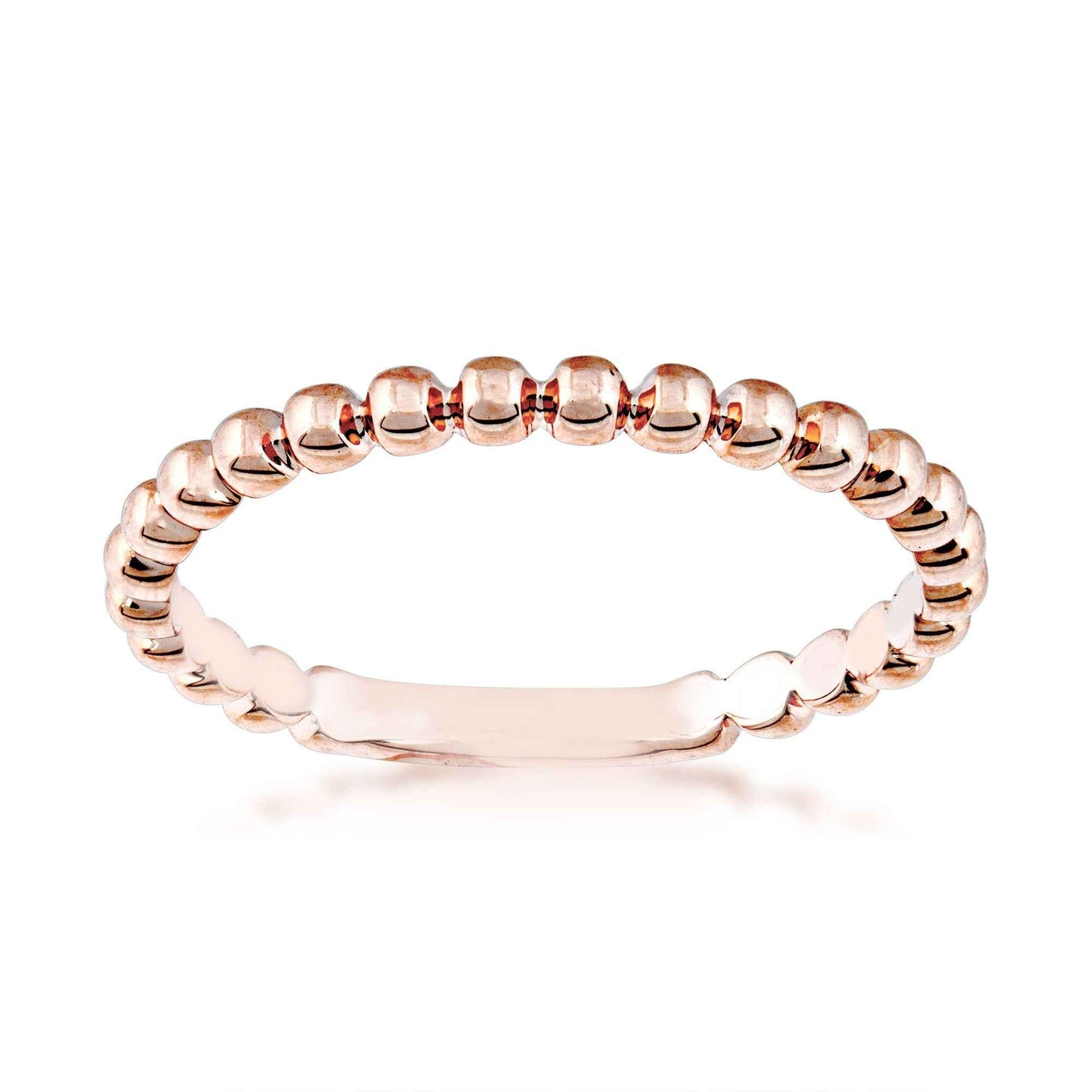Ladies' Stackable Fashion Ring in 10 Kt. Pink Gold