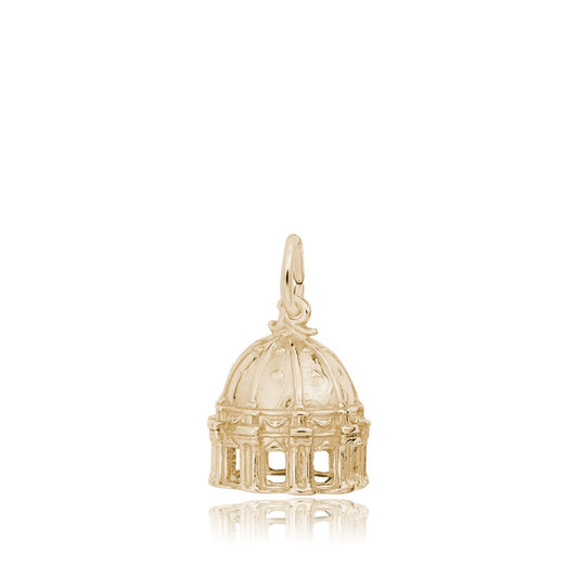 St. Peterâ€™s Basilica Cupola Charm in 14K Yellow Gold