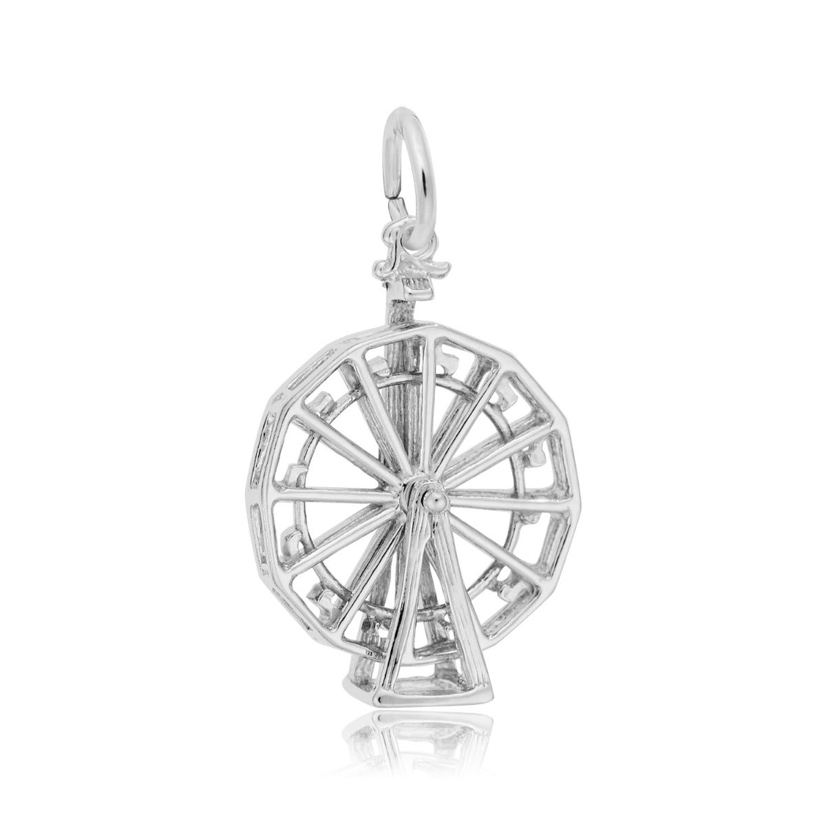 Ferris Wheel Charm in Sterling Silver