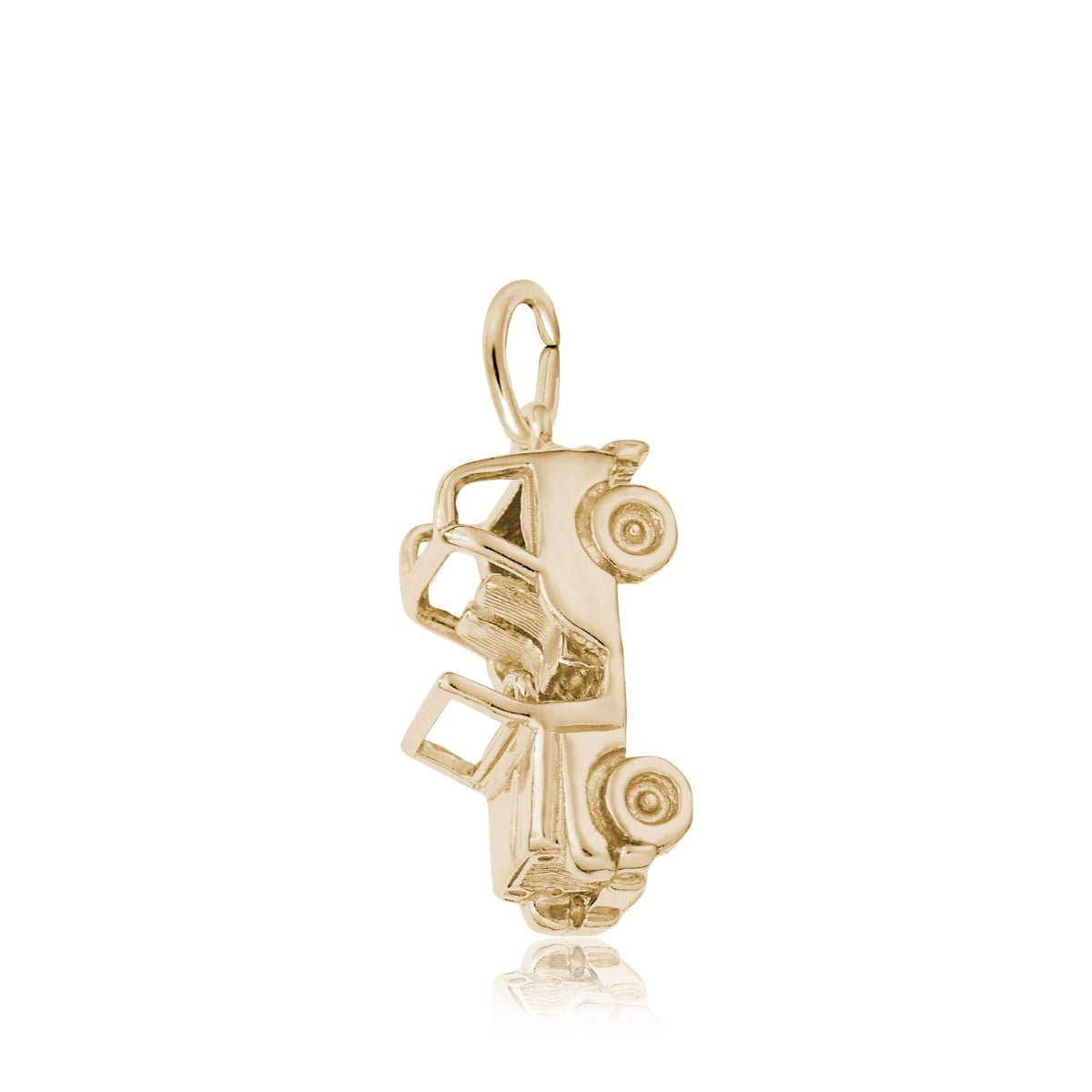 Off Road Vehicle Charm in 14K Yellow Gold