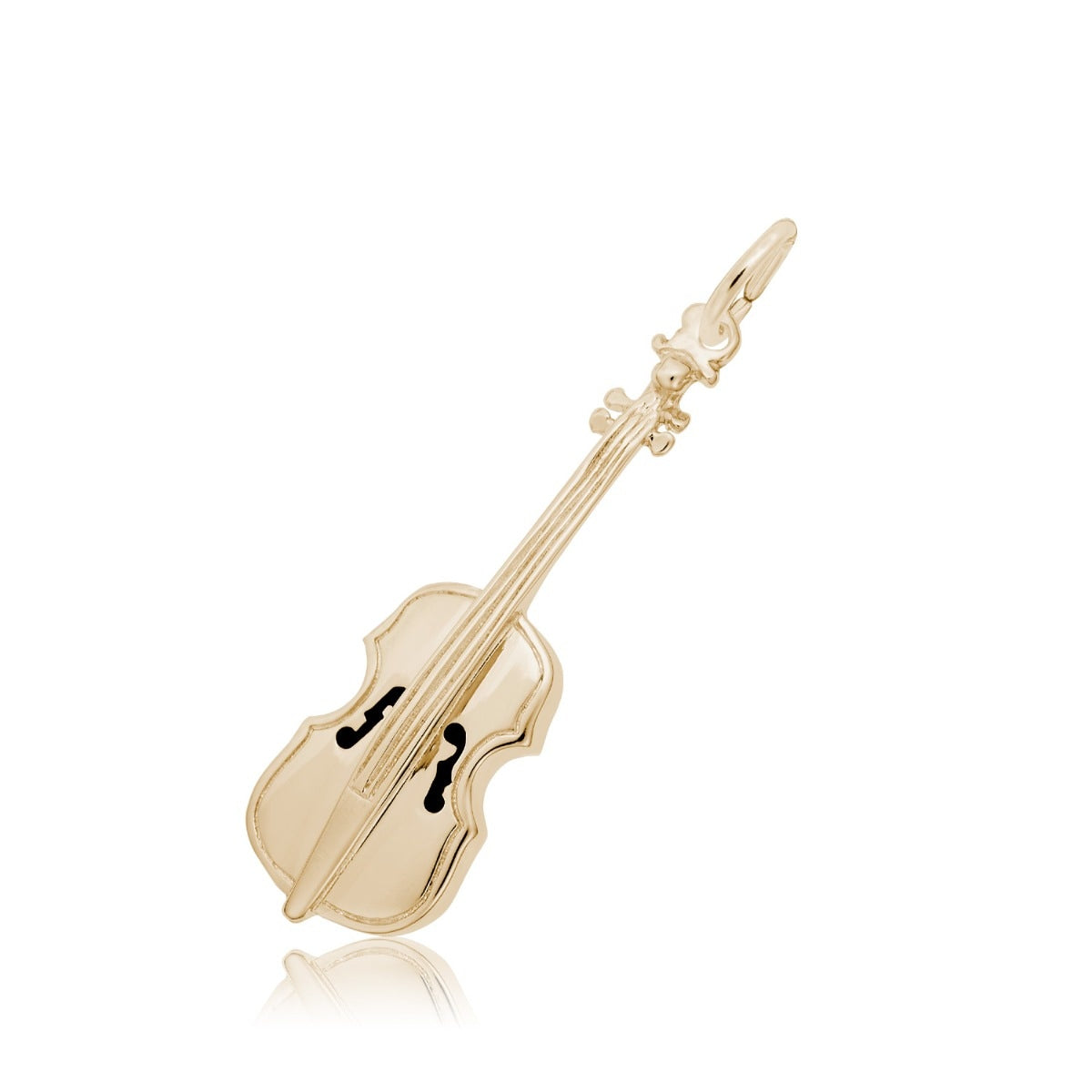 Cello Charm in 14K Yellow Gold