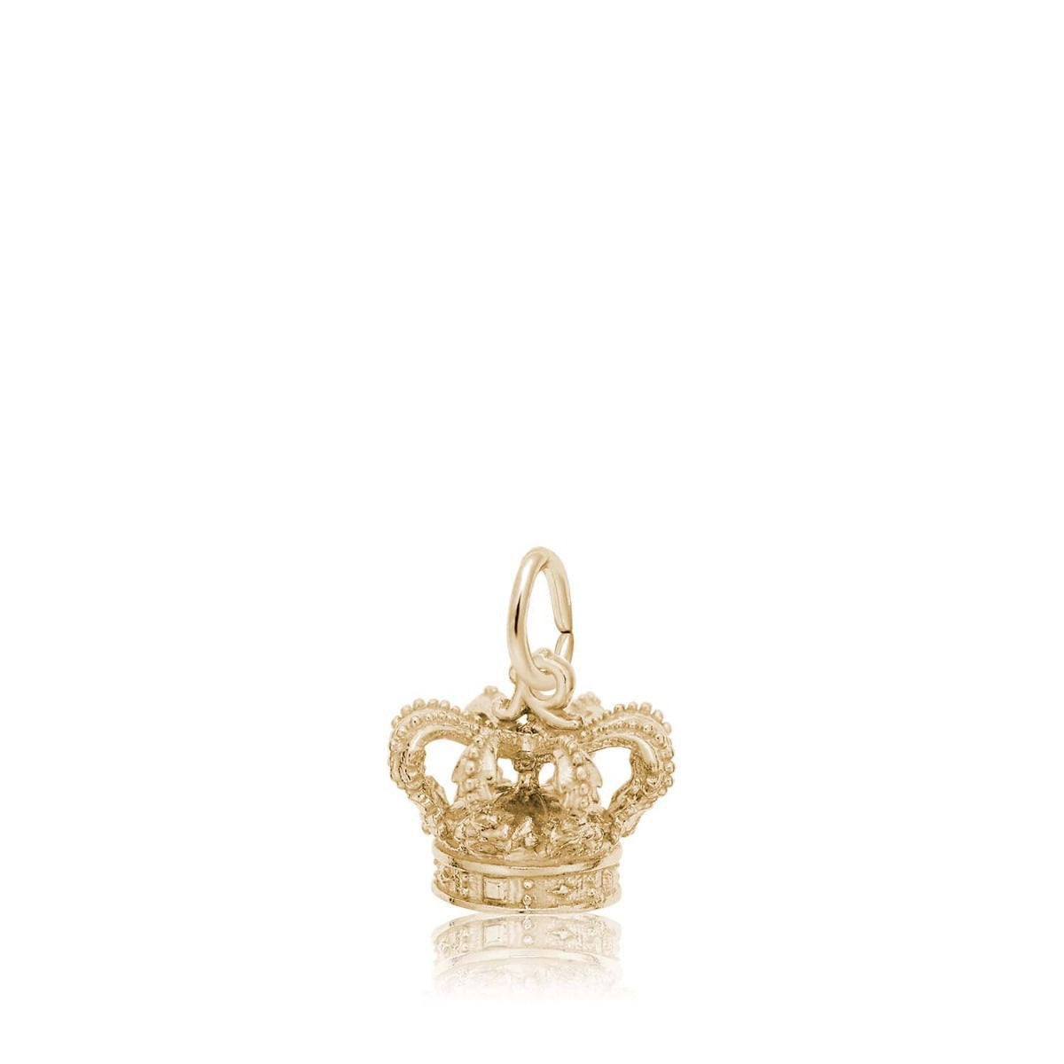 Royal Crown Charm in 14K Yellow Gold