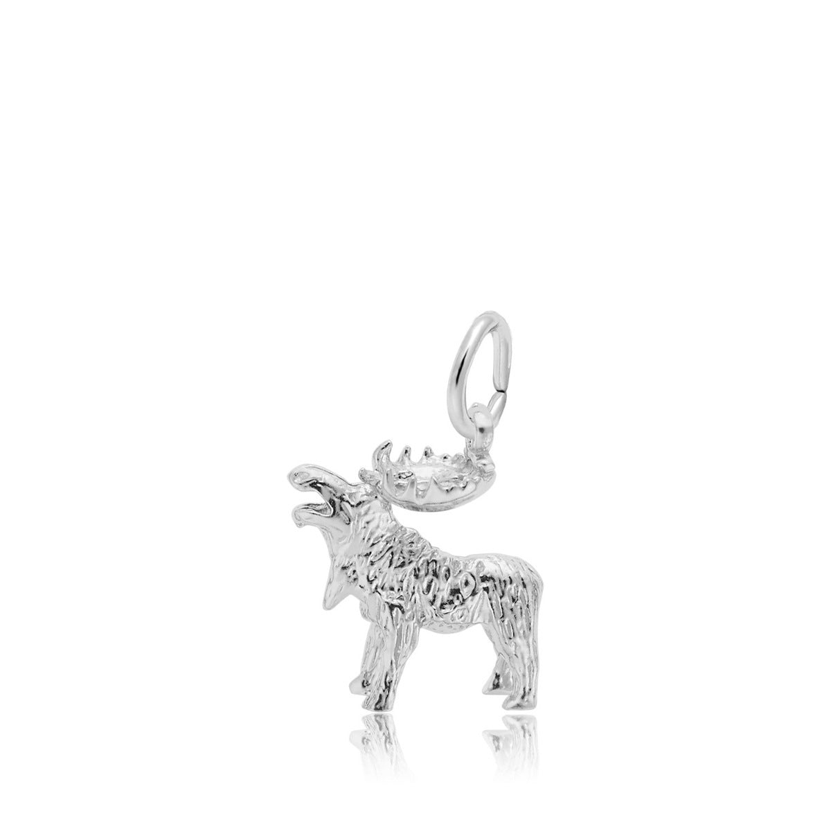 Moose Charm in Sterling Silver