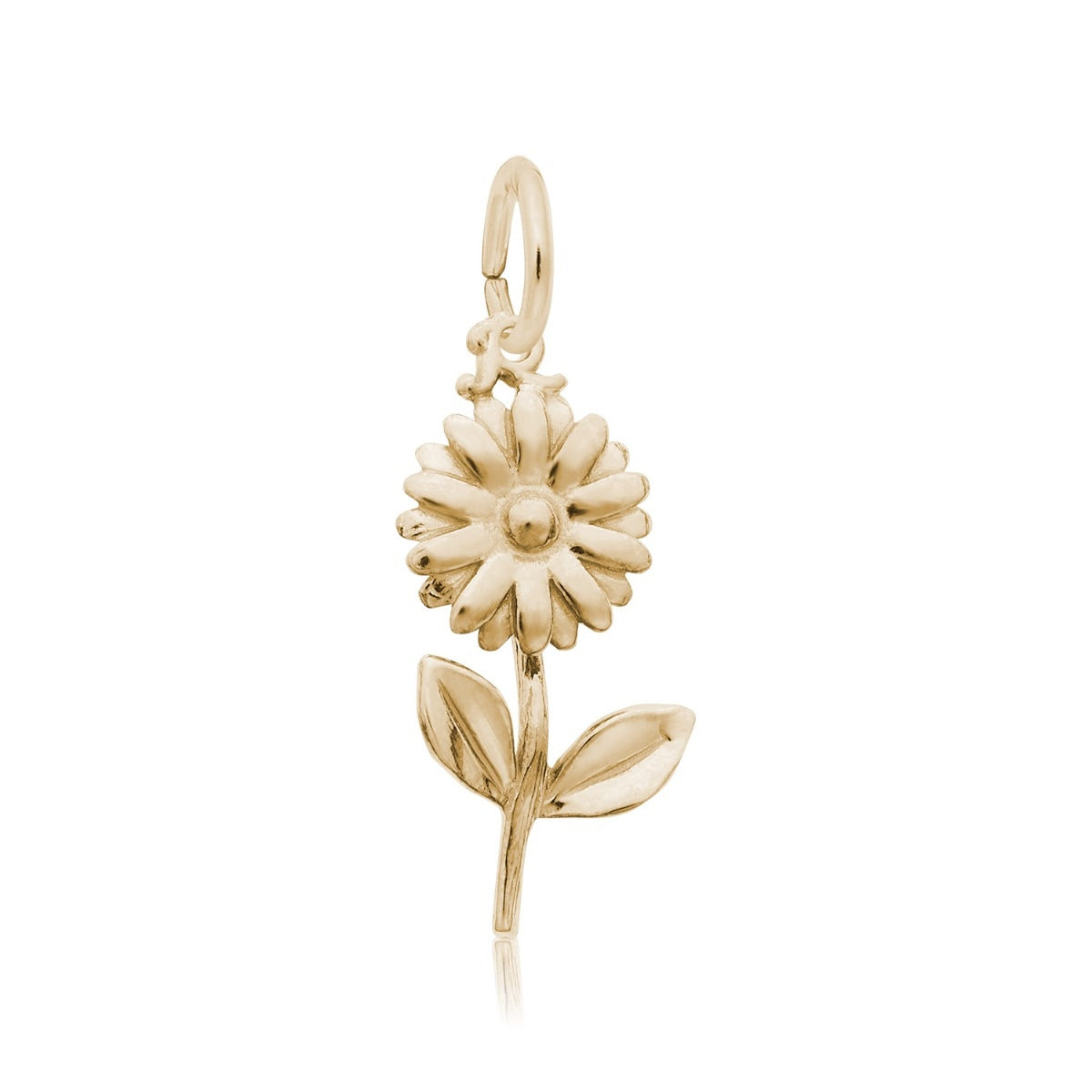 Daisy Flower Charm in 14K Yellow Gold
