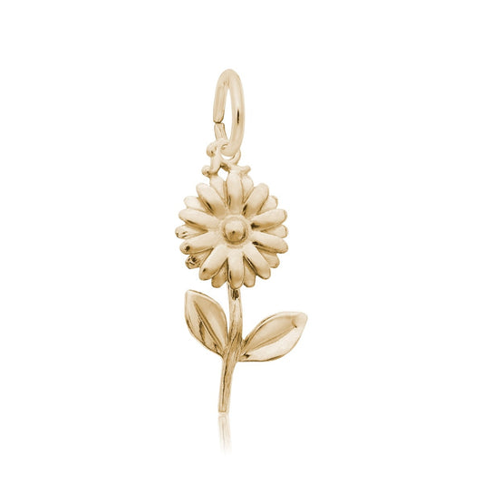 Daisy Flower Charm in 14K Yellow Gold