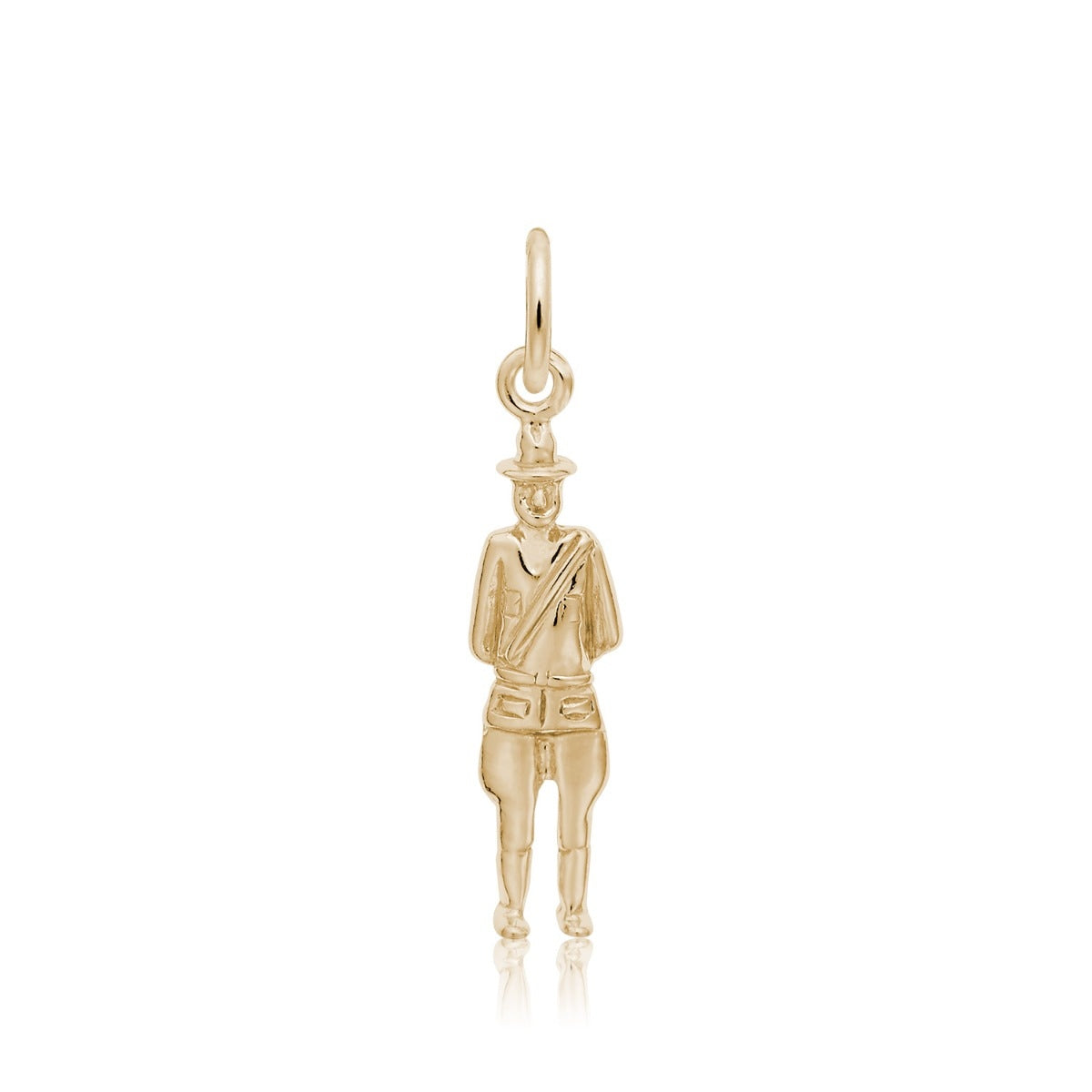 Canadian Mountie Charm in 14K Yellow Gold
