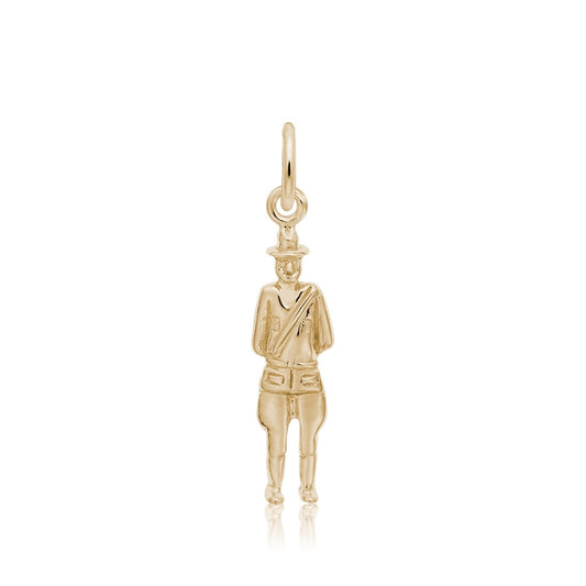 Canadian Mountie Charm in 14K Yellow Gold