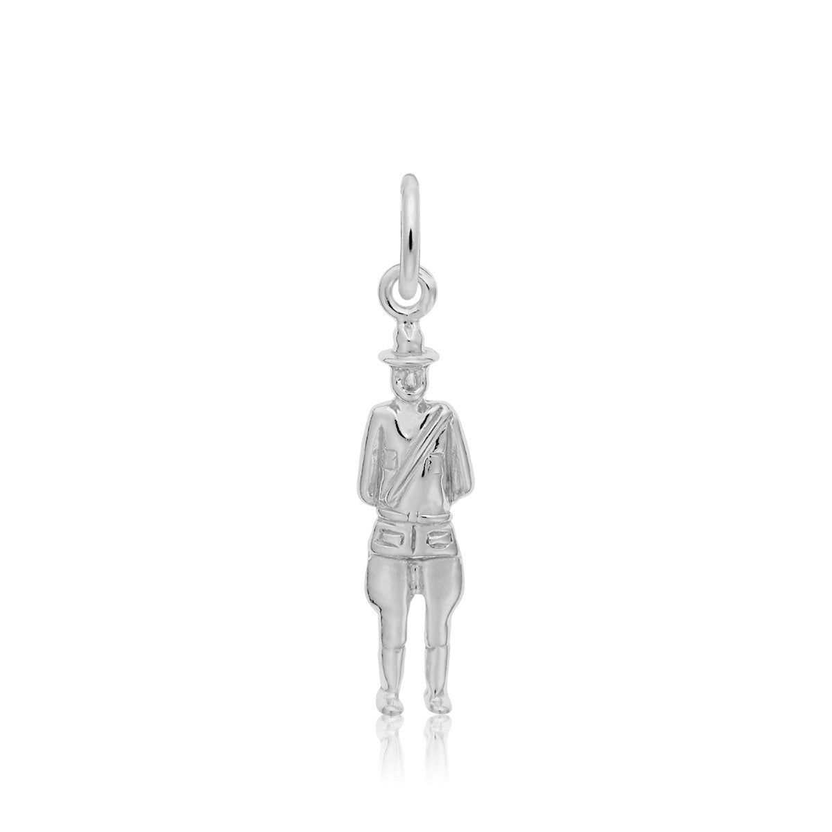 Canadian Mountie Charm in Sterling Silver