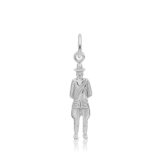 Canadian Mountie Charm in Sterling Silver